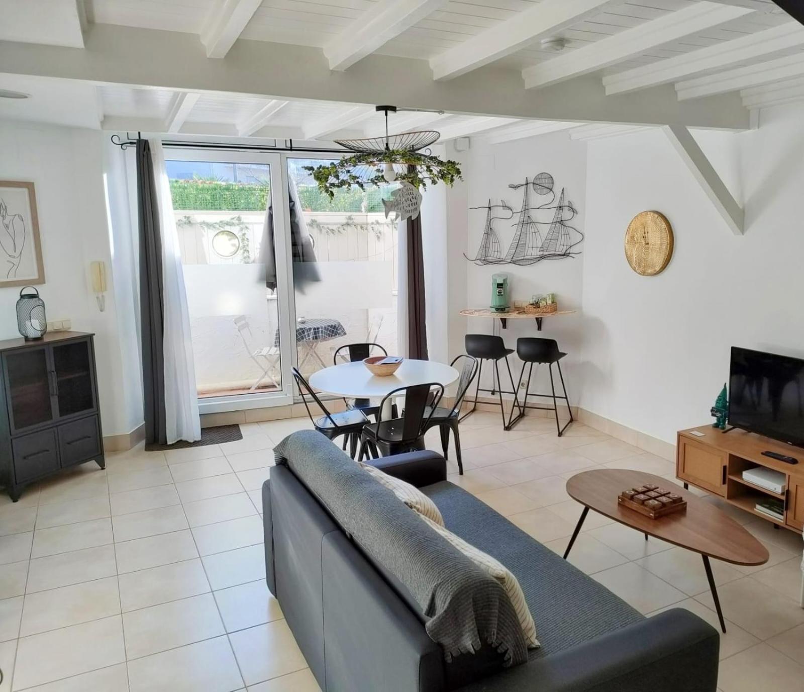 Bel Appartement Baie Plage - Wifi - Parking - Draps Et Serviettes Андай Экстерьер фото